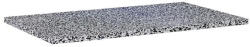 AREZZO design Mosdópult, AREZZO design TERRAZZO márvány mosdópult 80/46/2 fekete matt - zuhanykabin