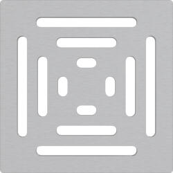 Alcadrain Padlóösszefolyó rács, AlcaPlast 102x102 mm MPV012 - zuhanykabin