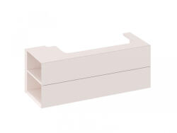 RAVAK Alsó szekrény, Ravak SD Lite 120 fürdőszobai szekrény, alabaster pink, balos X000001884 - zuhanykabin