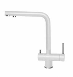 Elleci Mosogató csaptelep, Elleci Csaptelep Tourmaline G68 bianco - zuhanykabin