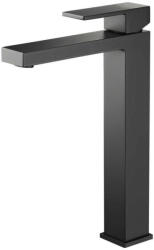 AREZZO design Mosdó csaptelep, AREZZO design CUBEFIELD magasított mosdó csaptelep, fekete - zuhanykabin