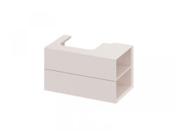 RAVAK Alsó szekrény, Ravak SD Lite 80 fürdőszobai szekrény, alabaster pink, jobbos X000001890 - zuhanykabin