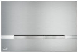 Alcadrain Öblítőtartály nyomólap, Alca nyomólap króm STRIPE-INOX