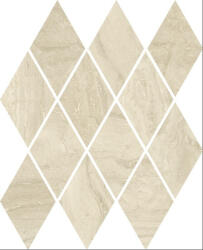 Paradyz Dekorlap, Paradyz Silence Beige MOZAIKA ROMB PILLOW MAT 20, 6x23, 7 - zuhanykabin