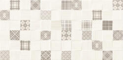 Keros Dekorcsempe, Oliver Design Decor Tessile Cubik Beige 25x50 - zuhanykabin