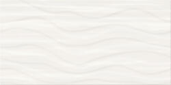 Cersanit Csempe, Cersanit SOFT ROMANTIC PS803 WHITE SATIN WAVE STRUCTURE 29, 8X59, 8 G1 W564-002-1 - zuhanykabin
