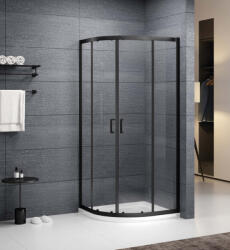 Roltechnik Zuhanykabin, Roltechnik Albis Black íves zuhanykabin, fekete 80x80 N0786 - zuhanykabin