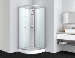 Sanotechnik Zuhanykabin, Sanotechnik Idea 1 Íves Komplett 80x80 króm PS10 - zuhanykabin
