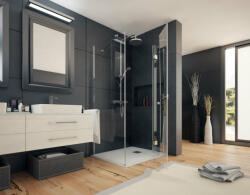 AQUATEK Zuhanykabin, Aquatek SMART R13 100×80 jobbos - zuhanykabin