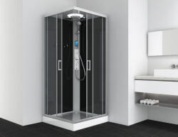 Sanotechnik Hidromasszázs zuhanykabin, Sanotechnik Miami hidromasszázs zuhanykabin CL21 fekete/króm - zuhanykabin