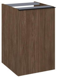 AREZZO design Alsó szekrény, AREZZO design MONTEREY 40 cm-es oldalszekrény szennyeskosárral Lincoln dió színben - zuhanykabin