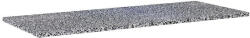 AREZZO design Mosdópult, AREZZO design TERRAZZO márvány mosdópult 120/46/2 fekete matt - zuhanykabin