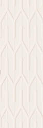 Paradyz Csempe, Paradyz Nightwish Bianco STRUKTURA B MAT 25x75 - zuhanykabin