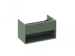 RAVAK Alsó szekrény, Ravak SD Lite 80 fürdőszobai szekrény, grey green X000001864 - zuhanykabin