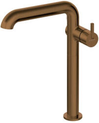 Deante Mosdó csaptelep, Deante Silia magas, szögletes kifolyóval, szálcsiszolt bronz BQS_C24K