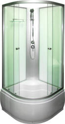Aqualife Zuhanykabin, Aqualife Opal 509 Fehér mélytálcás - zuhanykabin