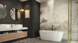 M-Acryl Kád, M-Acryl Jasmine szabadonálló kád 151x72 cm, fehér