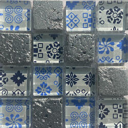 Aita Mozaik, Aita Morocco Silver 30x30 - zuhanykabin