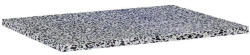 AREZZO design Mosdópult, AREZZO design TERRAZZO márvány mosdópult 60/46/2 fekete matt - zuhanykabin