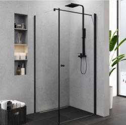 Roltechnik Zuhanykabin, Roltechnik New Trendy Superia Black 80x80 K-0590 - zuhanykabin