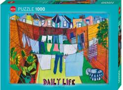 Heye 1000 db-os puzzle - Daily Life - In The Courtyard (30070) (30070)