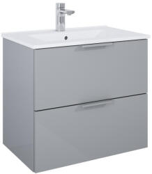 AREZZO design Alsó szekrény, AREZZO design ETNA SZETT 60 fényes világosszürke (2 doboz) - zuhanykabin