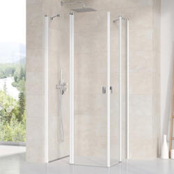RAVAK Zuhanykabin, Ravak Chrome Zuhanykabin CRV2-120 (fehér+transparent) 1QVG0100Z1 - zuhanykabin