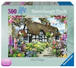 Ravensburger 500 db-os XXL puzzle - Mesebeli házikó - Rózsa lak (12001274) (12001274)