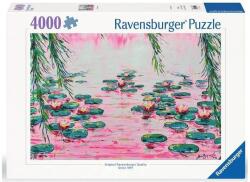 Ravensburger 4000 db-os puzzle - Rózsaszín vizililiomok (12001420)