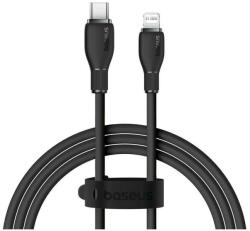 Baseus Pudding Series, 20W, Fast Charging, Lightning - USB-C, 1.2 metri Negru (P10355701111-00)