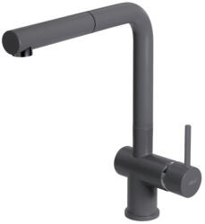 Elleci Mosogató csaptelep, Elleci Csaptelep Stream Plus K99 dark grey - zuhanykabin