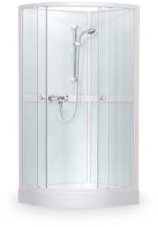 Roltechnik Zuhanykabin, Roltechnik SIMPLE 800x800, hátfallal és zuhanytálcával - zuhanykabin