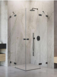 Radaway Zuhanykabin, Radaway Essenza Pro Brushed GunMetal KDD szögletes zuhanykabin 90x90 átlátszó - zuhanykabin