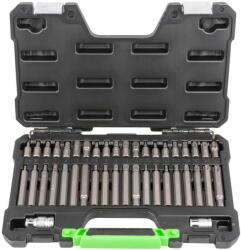 JBM Trusa Speciala Cu 42 Capete De Surubelnita Pentru Suruburi Torx Cu Gaura Si Suruburi De 12 Si 6 Fete (50985)