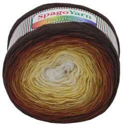 VLNIKA SpagoYarn Rainbow 250 g - 7 sárga-barna (7659)