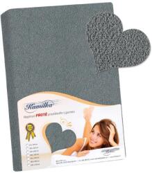 BELLATEX frottír lepedő, 120×200 cm, sötétszürke (7323)