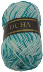 Jan Rejda Duha 50 g - 294 fehér, türkizkék, kék (6585)