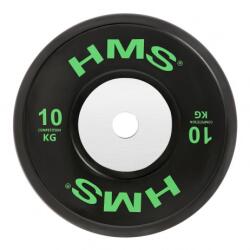 HMS Greutate Bumper Plate 10 kg/51 mm HMS BTBR10 (17-61-142)