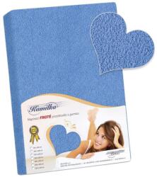 BELLATEX frottír lepedő, 120×200 cm, kék (860)