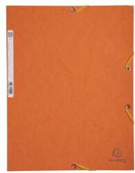 Exacompta Gumis mappa, prespán, A4, EXACOMPTA, narancs (EX55504E) - iroda24