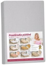 BELLATEX vászonlepedő, 90×200 cm, világosszürke (5580)