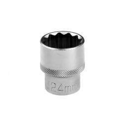 STELS 24mm 1/2 dugókulcs fej biHexagonal CrV (13669) (13669)