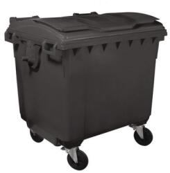 Manutan Pubela de exterior din plastic Manutan, volum 1100 l, gri M1501486 Cos de gunoi