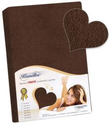 BELLATEX frottír lepedő, 140×200 cm, sötétbarna (430)