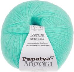 VLNIKA Angora Merino Papatya 100 g - 5620 türkizkék (11707)