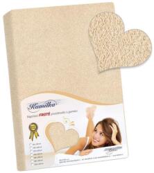 BELLATEX frottír lepedő, 160×200 cm, világosbézs (303)