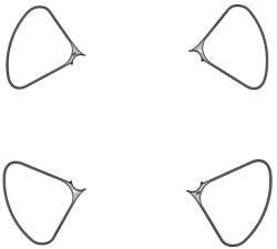 DJI Phantom 4 Pro Obsidian Part 124 Propeller Védő 4 db / Csomag