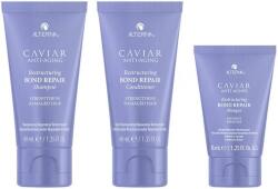 Alterna Haircare Caviar Restructuring Bond Repair Set - Șampon, balsam și mască, 2 х 40 + 36 ml