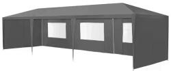 Sersimo MultiGarden kerti pavilon Sátor 3x9m, 8 fal - Szürke (ML-PAW-3X9-gray)