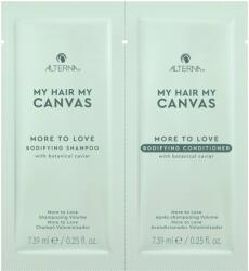 Alterna Haircare My Hair My Canvas Set More to Love - Șampon și balsam, 2 x 7.4 ml
